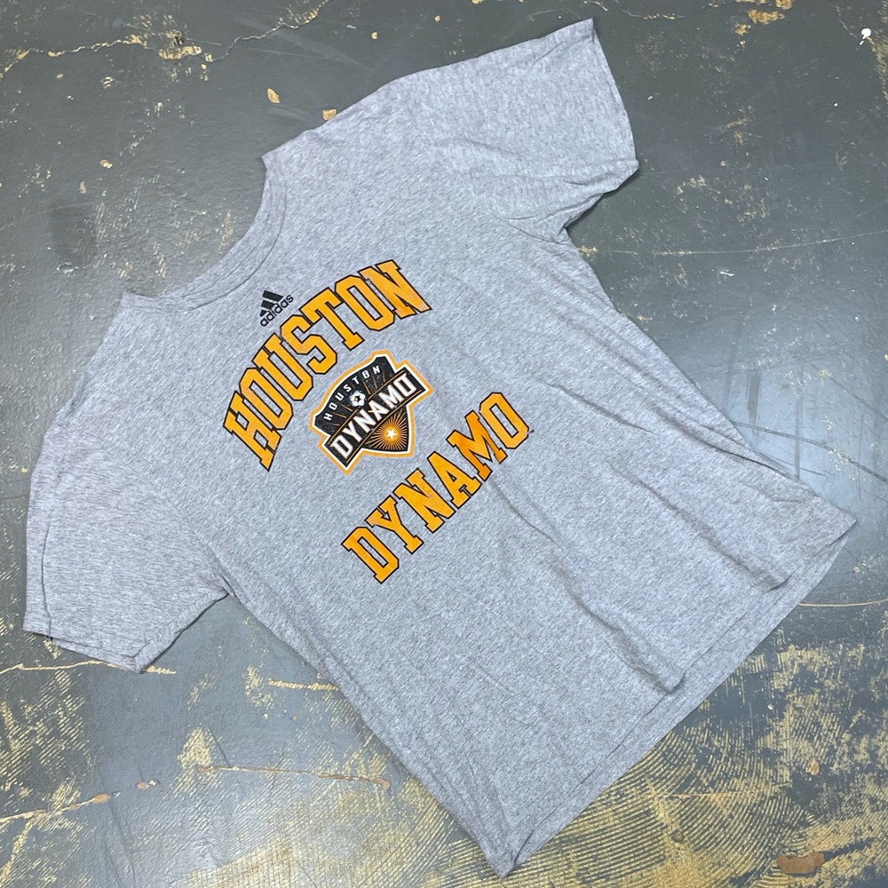 Adidas Houston Dynamo Soccer Shirt Large MLS Vintage Major League Soccer
